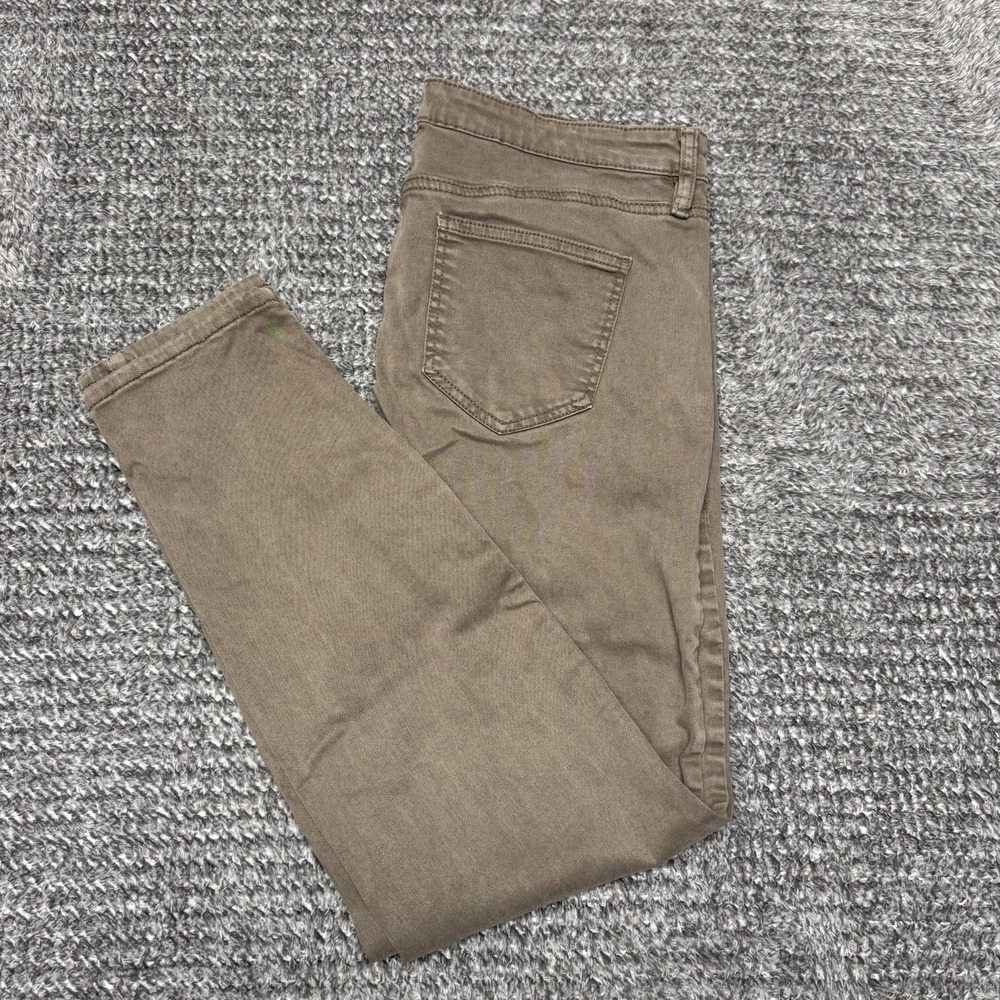 Buffalo David Bitton Hanna Jeans Womens 14/34 Brown‎ High Rise Stretch Skinny